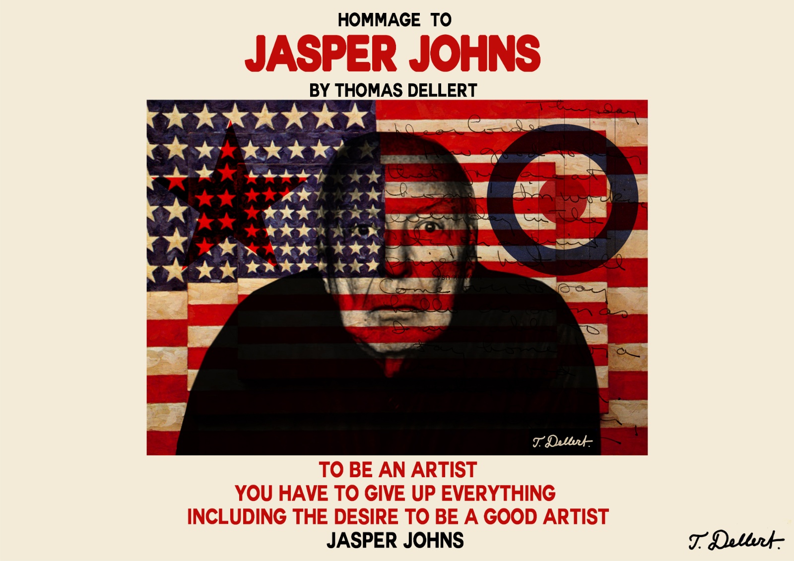 SMALL. Jasper johns by thomas dellert  påosters 